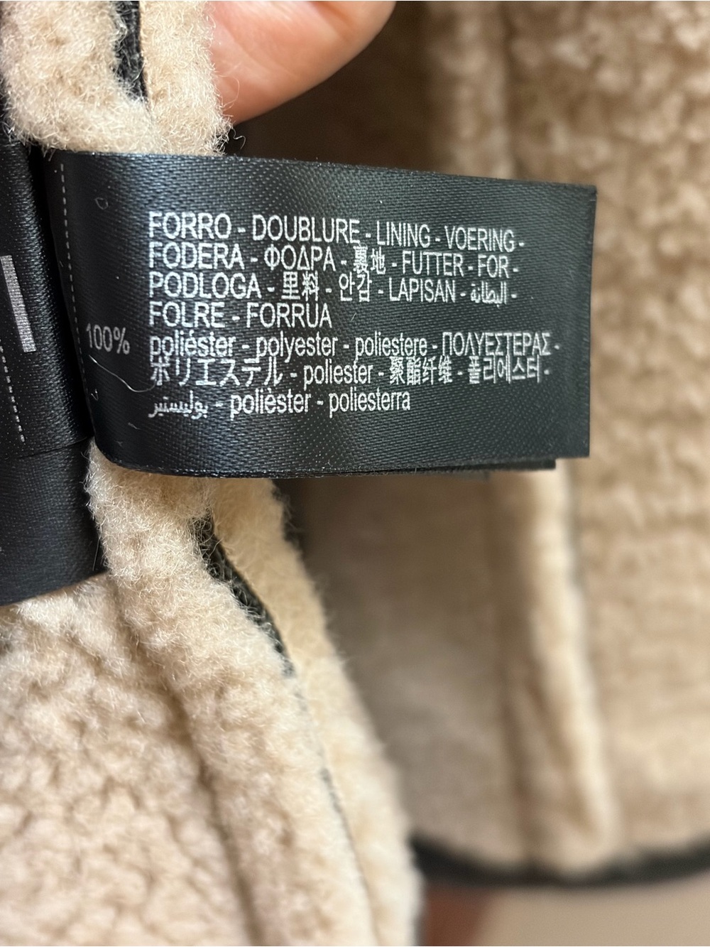 ZARA Oversized fit Faux Shearling Lined Double Breasted Faux Suede Jacket Coat - Picture 7 of 16